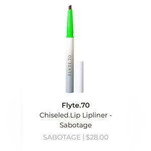Flyte.70 Chiseled Lip Liner - Sabotage Muted‎ 'craisin' red Vegan, gluten free